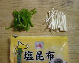 お弁当に◆ピーマンとエノキの塩昆布和え◆作り方1写真