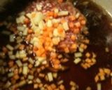 卵とじ肉そぼろ。作り方1写真