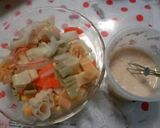 豆腐ドレッシング青じそ風味の温サラダ作り方3写真