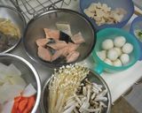 *あったまるよ~ 鮭の粕汁*作り方1写真