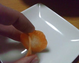 にんじんの飾り切り★ちょうちょ★作り方1写真
