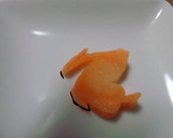 にんじんの飾り切り★ちょうちょ★作り方2写真