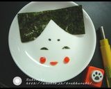 【キャラ弁　節分　ふくちゃん】作り方2写真