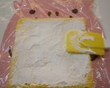 * ルクエで簡単 ❤南瓜のロールケーキ♪作り方8写真