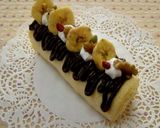 *ルクエで❤チョコバナナ・ロールケーキ♪作り方9写真