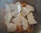 甘辛ヘルシー☆炒り豆腐作り方2写真