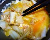 あらほぐし鮭と浅漬けの卵とじ作り方6写真