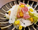 白菜とベーコンとコーンの塩バター蒸し作り方4写真