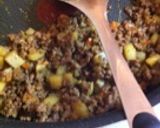 ドライカレーととろけるチーズの恵方巻作り方1写真