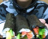 海鮮巻き寿司（恵方巻き）作り方10写真
