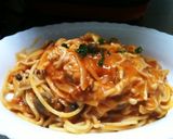 簡単！トマトクリームスパゲッティ作り方11写真