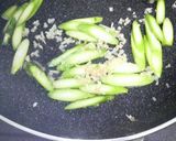 アスパラとホタテの炒め物（中華風）作り方3写真