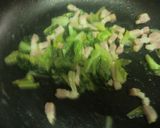 サラダ菜と焼きトマトのベーコンバター作り方5写真