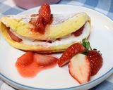 クリームチーズといちごの春色オムレット♡作り方17写真