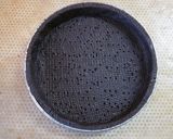 オレンジとクリームチーズの黒いタルト作り方4写真