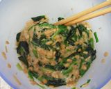 *ほうれん草のなめ茸納豆和え*作り方3写真