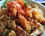 キムチとセロリと納豆と【上々キムチ炒飯】作り方12写真