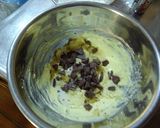 マーガリンで作るチョコバナナケーキ作り方3写真