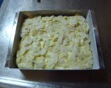 マーガリンで作るチョコバナナケーキ作り方5写真