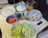 海老のシーフードお好み焼き作り方1写真