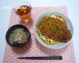 惣菜のカツでカツ丼！作り方5写真