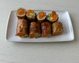 人参とアスパラの照り焼き肉巻き作り方6写真