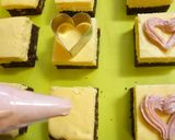 チーズとチョコのダブルスクエアケーキ作り方8写真