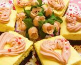 チーズとチョコのダブルスクエアケーキ作り方9写真