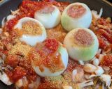 トマトと肉詰めオニオンのファルシー〜*作り方8写真