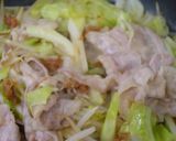 豚肉ともやしの蒸し煮★梅干入り作り方5写真