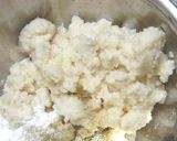蓮根のお焼き・ちりめんじゃこ＆エビ入り作り方1写真