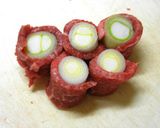 長ネギの牛肉巻き串焼き作り方2写真