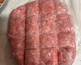 卵なし！豚ひき肉でサイコロステーキ作り方2写真