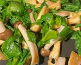 セロリの葉・油揚げ・しめじのポン酢炒め♤作り方4写真