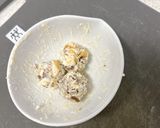 甘栗とナッツのクリチ和え♪生ハム巻き作り方4写真