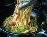 パパシェフ直伝☆彩きれい豚と野菜パスタ♪作り方4写真