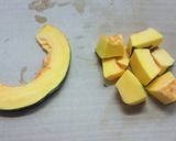 かぼちゃのチーズリゾット作り方1写真