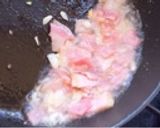 ベーコンとジャガイモたらこクリームパスタ作り方2写真