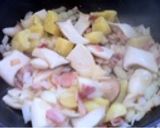 ベーコンとジャガイモたらこクリームパスタ作り方3写真