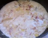 ベーコンとジャガイモたらこクリームパスタ作り方4写真