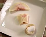 餃子の皮de苺❤マシュマロの大福風作り方2写真