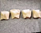 餃子の皮de苺❤マシュマロの大福風作り方3写真