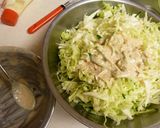 にんにくとゴマ味噌マヨのやみつきサラダ作り方3写真