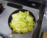 キャベツもちチーズ(副菜に)作り方2写真