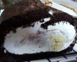 チョコバナナ*クリーム*カスタードロール作り方7写真