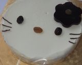 簡単☆キティちゃんの濃厚レアチーズケーキ作り方7写真
