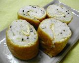 ごま入り*ロールいなりずし作り方6写真