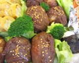 本場宮崎発！オーブンで簡単肉巻きおにぎり作り方30写真