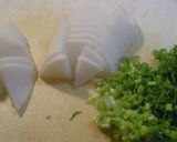 大根葉と大根の味噌汁作り方1写真