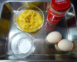 とうもろこしの卵スープ（粟米湯）作り方1写真